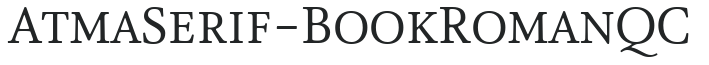 AtmaSerif-BookRomanQC preview