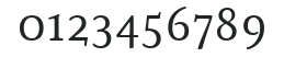 AtmaSerif-BookRoman numbers preview
