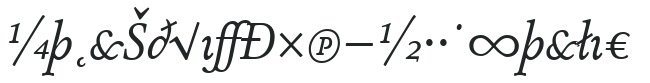 AtmaSerifExp-BookItalic preview