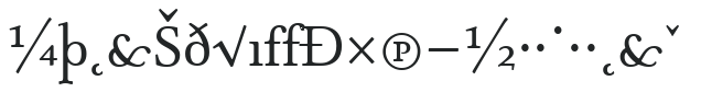 AtmaSerifExp-BookRoman letters preview