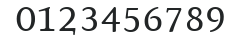 AtmaSerifTF-BookRomanMC numbers preview
