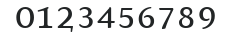 AtmaSerifTF-BookRomanSC numbers preview