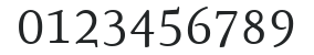 AtmaSerifTF-BookRoman numbers preview