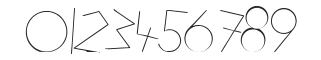 Atomic Pasta Italic numbers preview