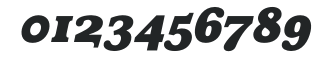 AureaUltra-Italic numbers preview