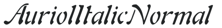 Auriol Italic Normal preview