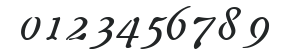 Auriol Italic Normal numbers preview