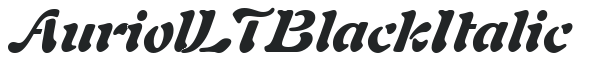 Auriol LT Black Italic preview