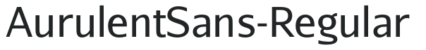 AurulentSans-Regular preview