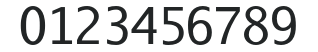 AurulentSans-Regular numbers preview