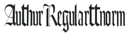 Authur Regular ttnorm preview