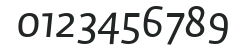 Auto1-Italic numbers preview