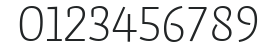 Auto3-LightItalicLF numbers preview