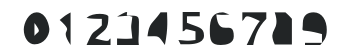 Autotrace-Nine numbers preview