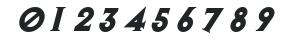 AvalonQuest BlackItalic numbers preview