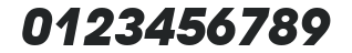AvalonTwo Bold Italic numbers preview