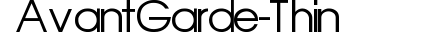 AvantGarde-Thin preview
