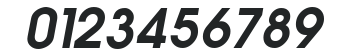 Avant Garde Bold Italic numbers preview