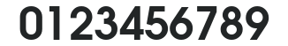 AvantGarde Demi numbers preview
