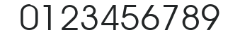 Avant Garde Light YU numbers preview