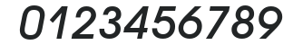 AvantGarde Md HU Italic numbers preview