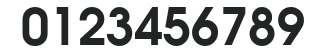 AvantGreek Bold numbers preview