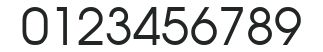 AvantGreek Plain numbers preview