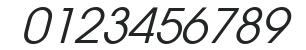 Avanti Italic numbers preview