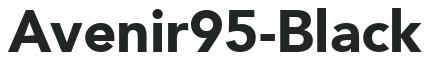 Avenir95-Black preview
