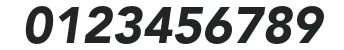 AvenirLTStd-BlackOblique numbers preview