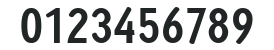 Ayumi Bold numbers preview