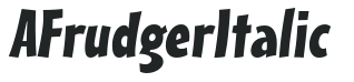 a_Frudger Italic preview