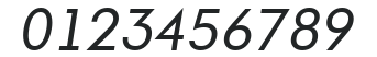 a_FuturaOrto Italic numbers preview
