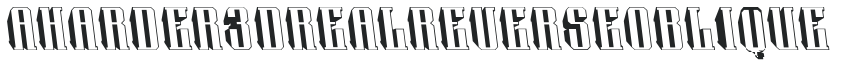 a_Harder3DrealReverseOblique preview
