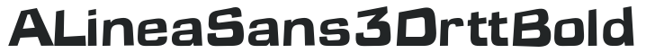a_LineaSans3Drtt Bold preview