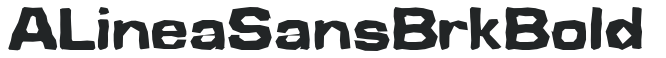a_LineaSansBrk Bold preview