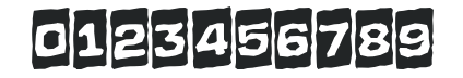 a_LineaSansCmBrkUp Bold numbers preview