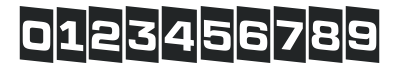a_LineaSansCmDn Bold numbers preview