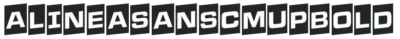 a_LineaSansCmUp Bold preview