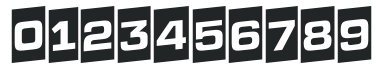 a_LineaSansCmUp Bold numbers preview