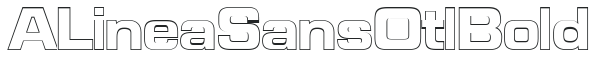 a_LineaSansOtl Bold preview