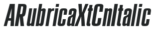 a_RubricaXtCn Italic preview