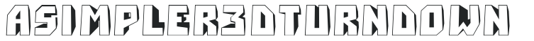 a_Simpler3DTurnDown preview