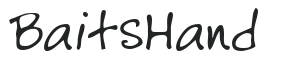 BaitsHand letters preview