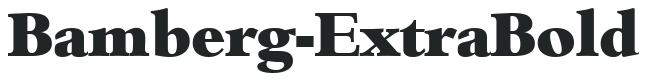 Bamberg-ExtraBold preview