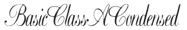 Basic Class A Condensed letters preview
