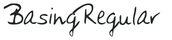 Basing Regular letters preview