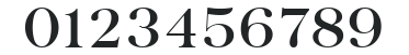 Baskerville-Serial-Medium-Regular numbers preview