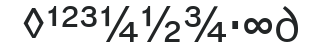 Bau-RegularExpert numbers preview