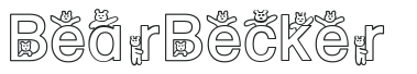Bear Becker letters preview